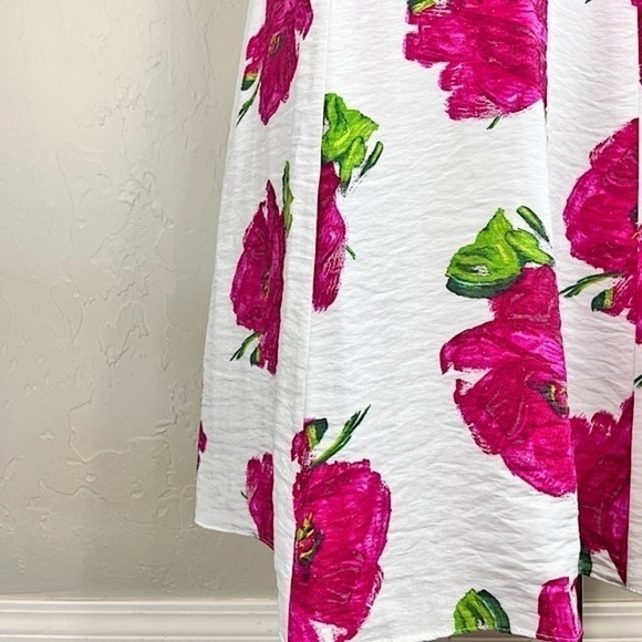 ABS Allen Schwartz Floral Fit & Flare Midi Dress - Picture 9 of 11